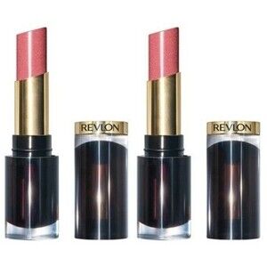 2X NEW Revlon Super Lustrous Glass Shine- 002 Beaming Strawberry NEW Set Gloss